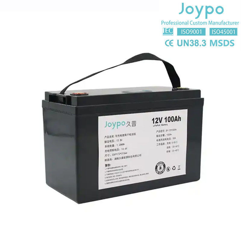 Deep Cycle Lifepo4 Baterai Lithium Laut 12,8V 100Ah IP67 Waterproof Untuk Perahu