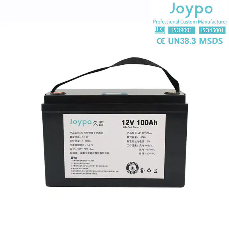 Deep Cycle Lifepo4 Baterai Lithium Laut 12,8V 100Ah IP67 Waterproof Untuk Perahu