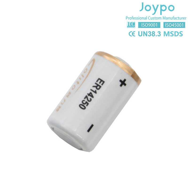 Baterai Lithium ER14250 sekali pakai 3.6V 1.2Ah Lithium Cell Untuk Meter Listrik