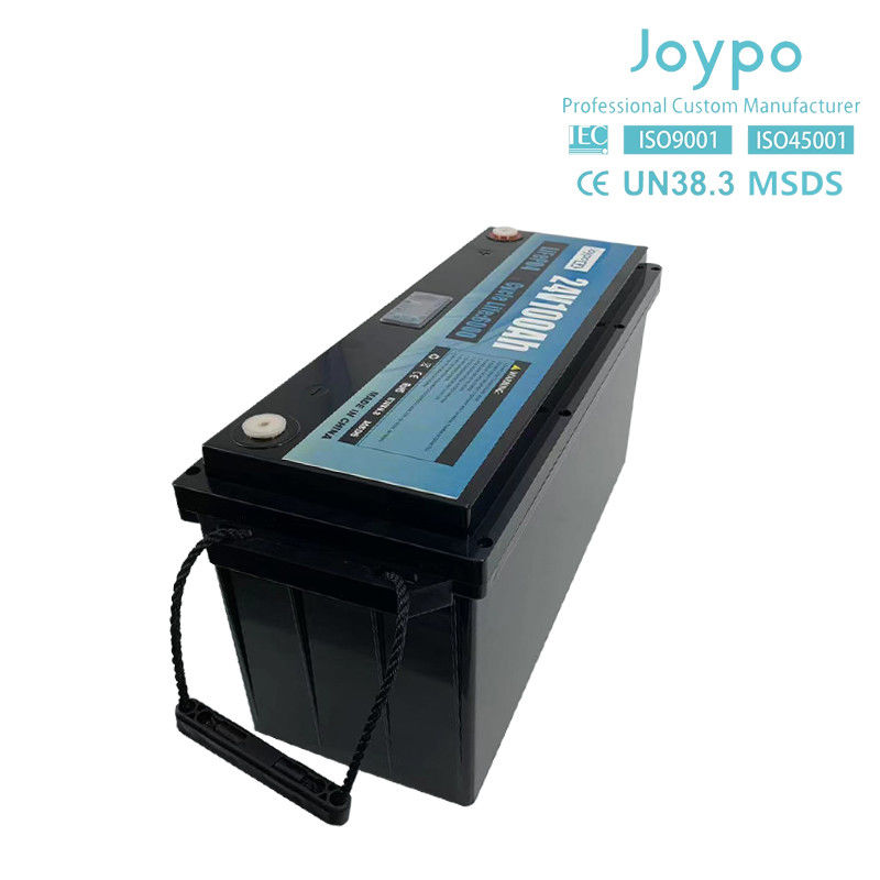 Smart BMS umur panjang 24V 100Ah Lithium Ion Baterai RV Camper Lifepo4 Baterai Pack