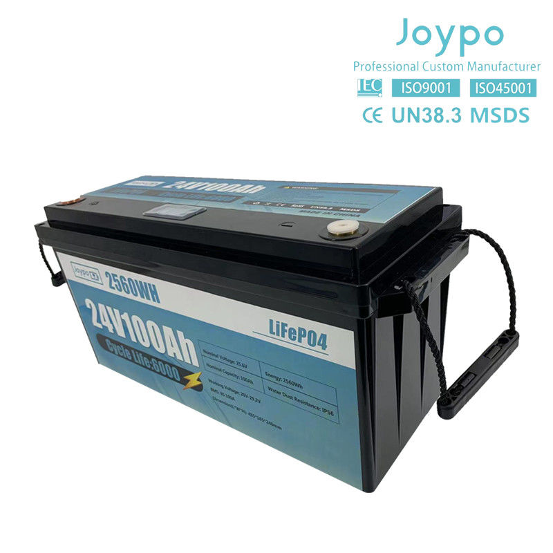 RV Camper Long Life LFP Lifepo4 Baterai 12V 24V 100Ah 200Ah Dengan Smart BMS