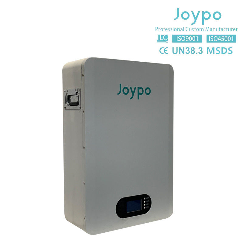 Home 16S1P Baterai Power Wall LiFePO4 Li Ion Baterai Surya Untuk Sistem Penyimpanan Daya