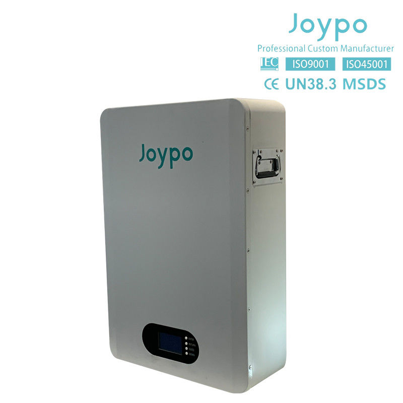 Home 16S1P Baterai Power Wall LiFePO4 Li Ion Baterai Surya Untuk Sistem Penyimpanan Daya