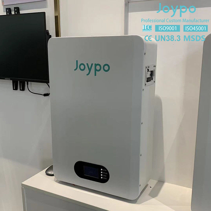 Joypo 51.2V 100Ah 200Ah Asuransi Rumah Tangga Baterai Daya Surya Penyimpanan untuk panel surya