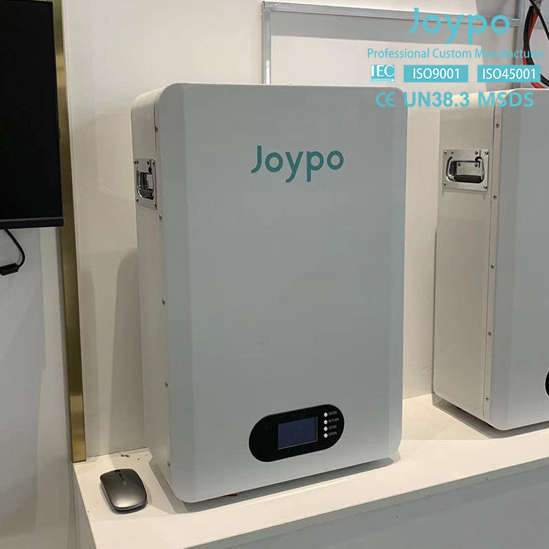 Joypo Wall Mounted 5KWH 10KWH LiFePO4 Baterai Isi Ulang Untuk Penyimpanan Energi Surya