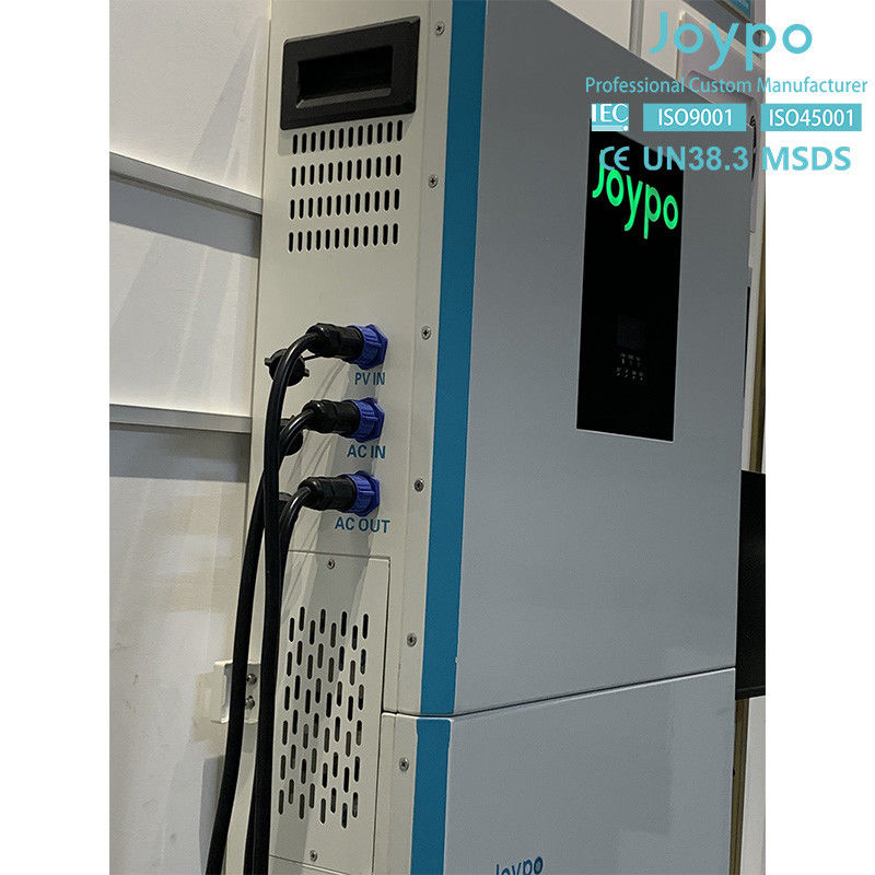 Rumah Sistem penyimpanan energi surya Inverter fase tunggal Dan penyimpanan baterai 51.2V