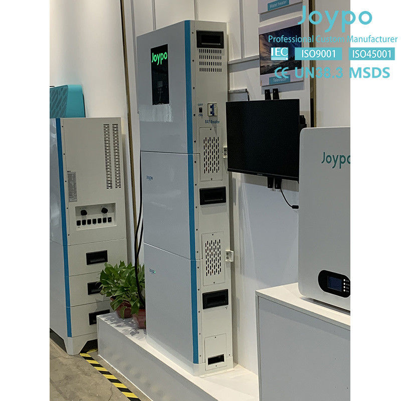 Rumah Sistem penyimpanan energi surya Inverter fase tunggal Dan penyimpanan baterai 51.2V