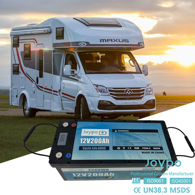 12 Volt RV Lithium Baterai isi ulang Siklus dalam Lithium Ion Baterai Untuk Mobil Rumah