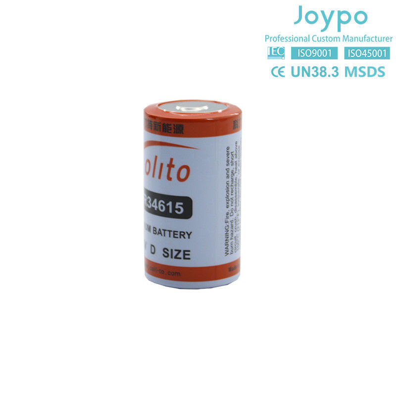 ER34615 3.6V Lithium Battery Cell 19000MAH Baterai Lithium Thionyl Chloride Hidup Panjang