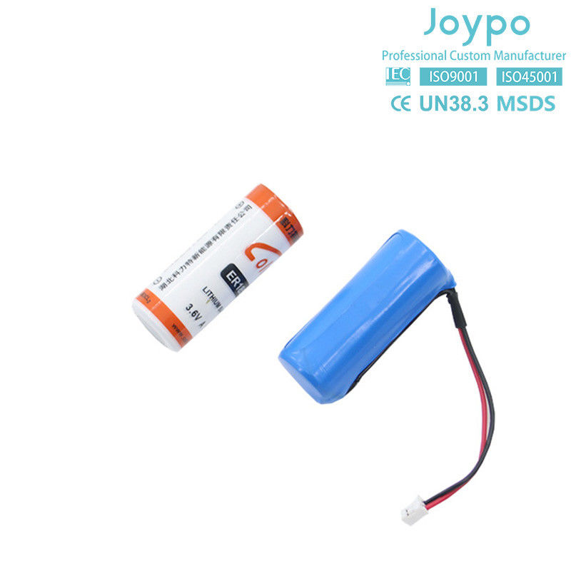 ER18505M Sel Baterai Lithium Tidak Terisi Ulang 3.6V 3000mah Jenis Spiral Tekanan Energi Tinggi