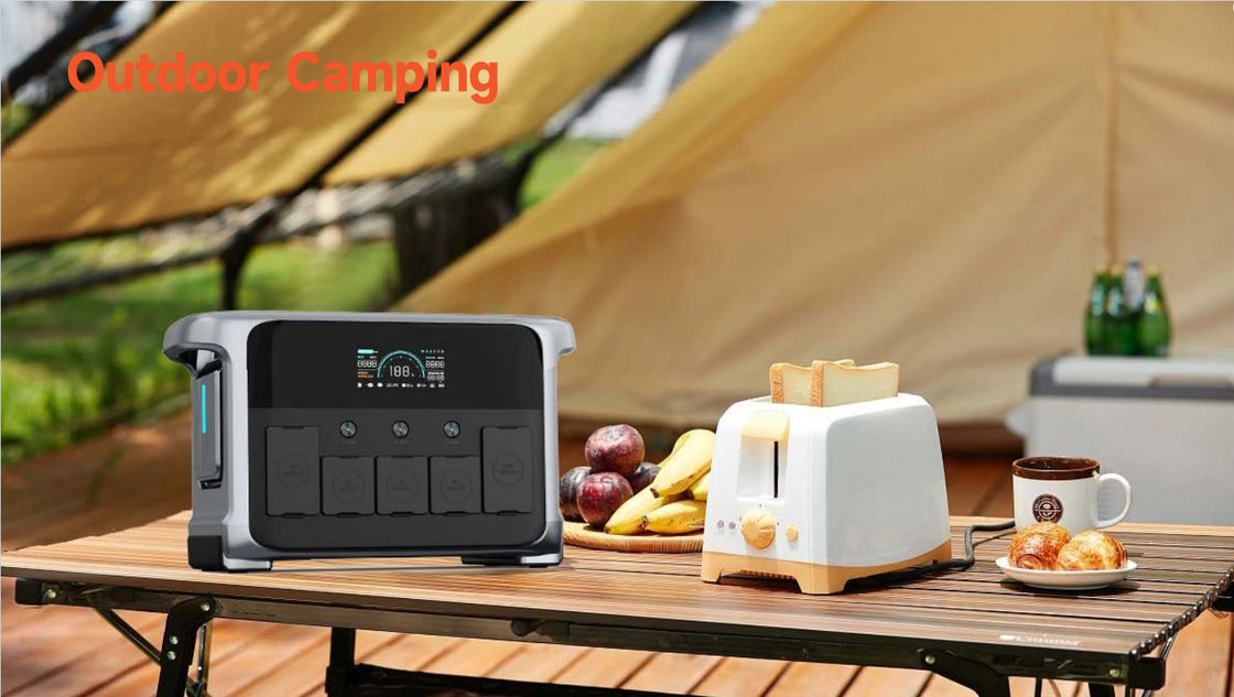 Portable Solar Electric Generator 1200W 110V 220V Back Up UPS Dengan Pengisian Mobil