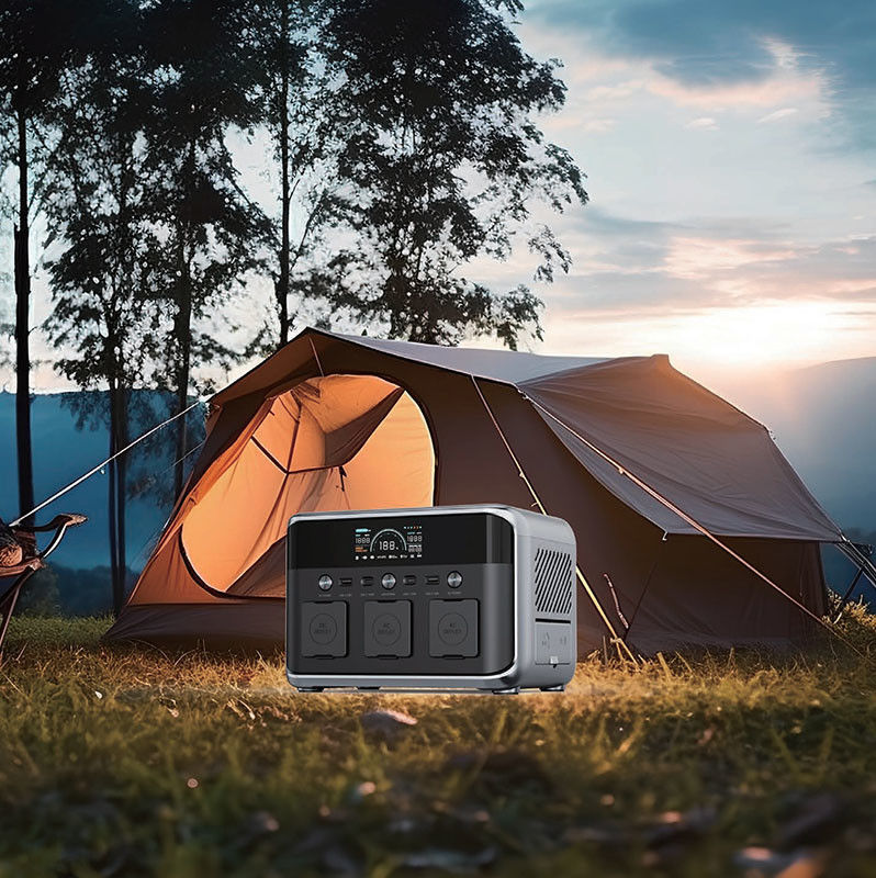 600W Portable Solar Power Station LiFePO4 Battery Solar Generator Untuk Camping