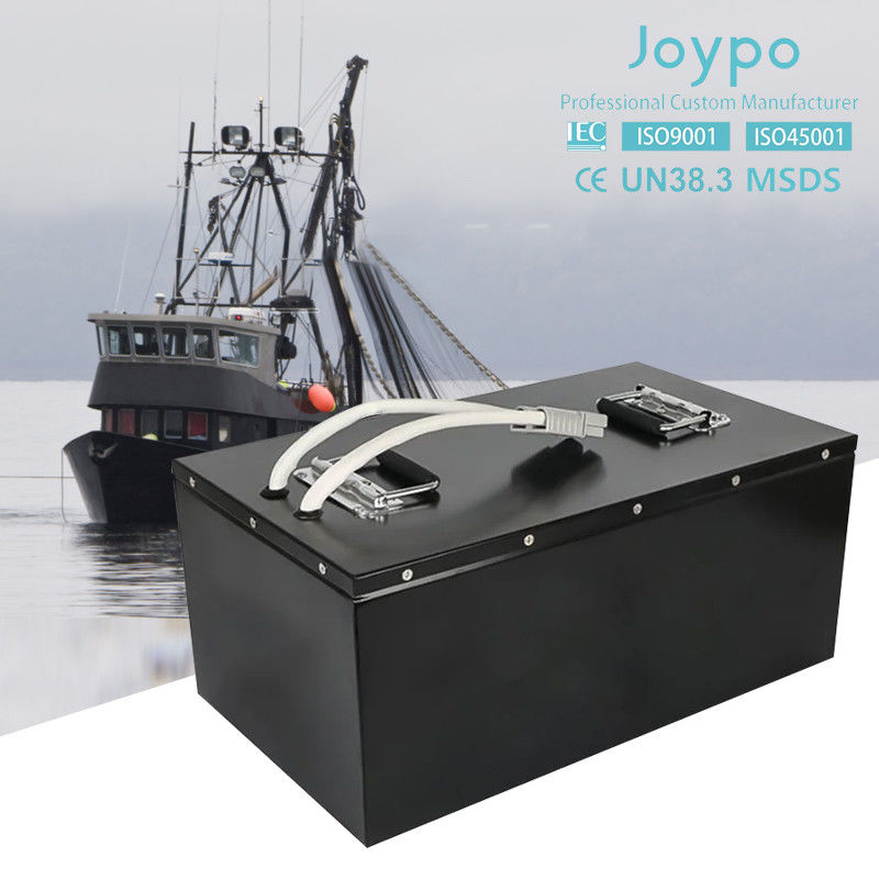 Kapal Perikanan Deep Cycle Baterai Litium Laut 72V 100Ah Untuk Trolling Motor