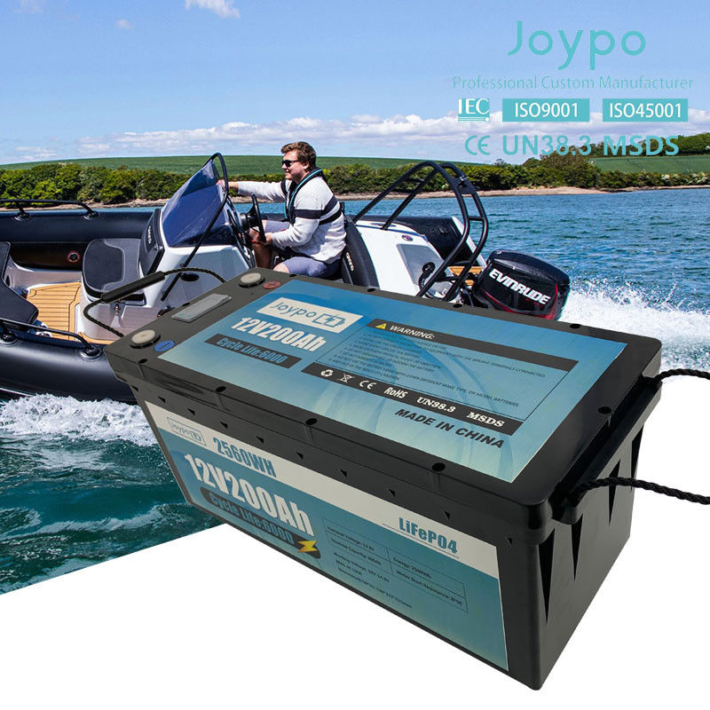 LiFePO4 12 Volt Lithium Ion Marine Battery Untuk Motor Trolling Kapal Laut
