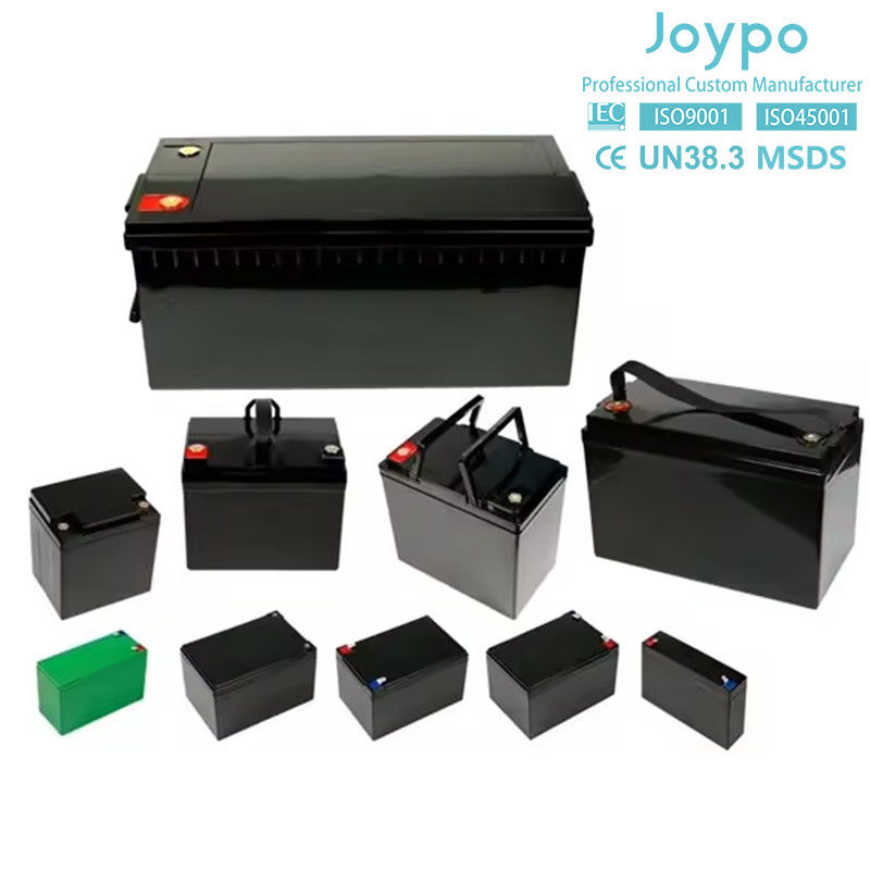 Joypo 12V Lithium Iron Phosphate Battery Support Serial Connection untuk RV dan Marine