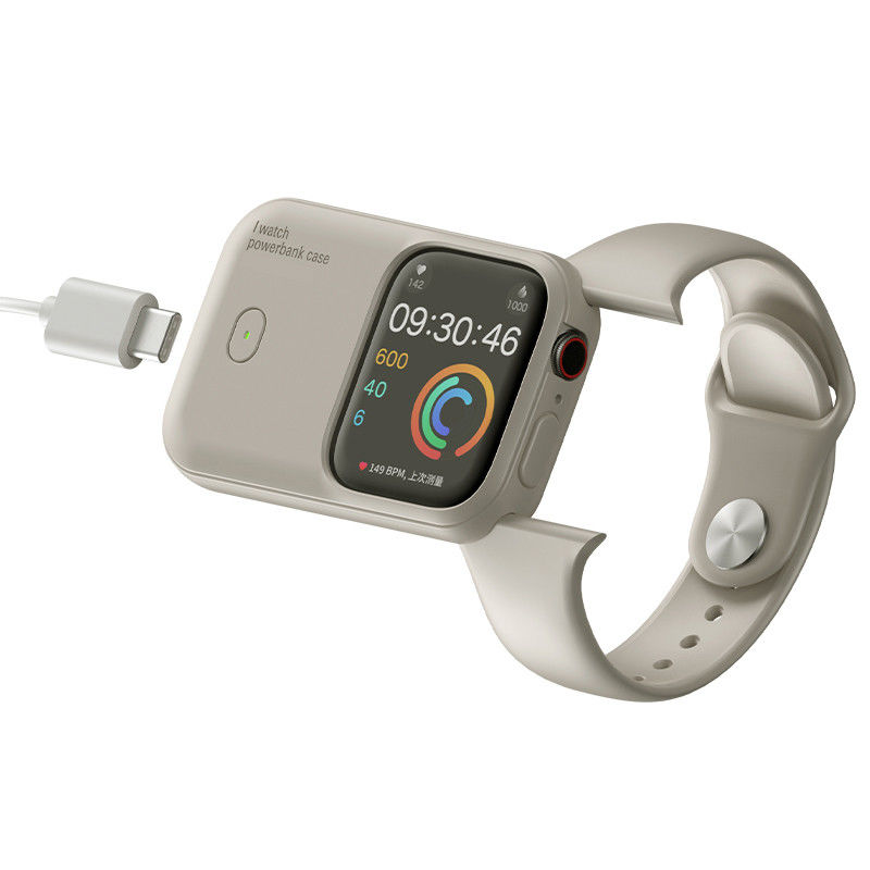 Apple Watch Power Bank 1200mAh Portable Wireless Charger untuk untuk Apple Ultra 2 SE 9 8 7 6 5 4