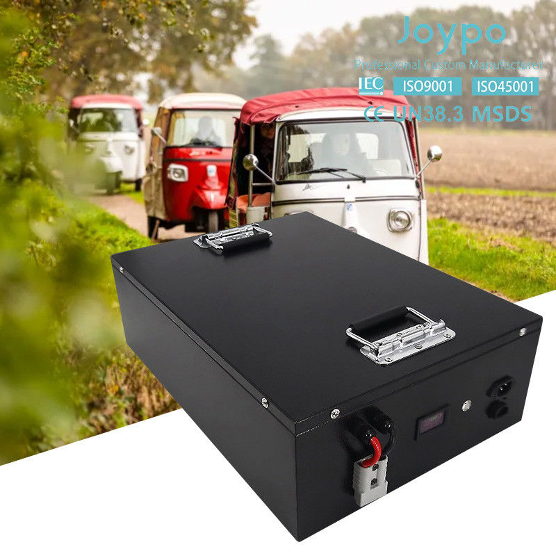 Auto E Rickshaw LiFePO4 Lithium Baterai 48V 51.2V 80Ah Kelas A Perlindungan Overcurrent