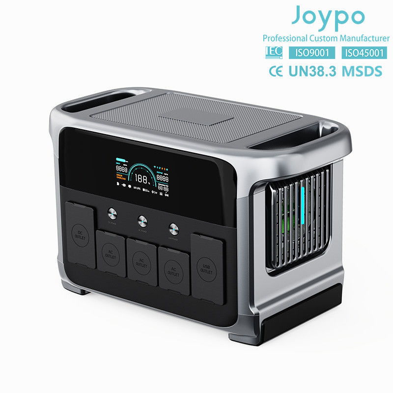 LiFePO4 Baterai Portable Power Station 1200W Off Grid Sistem Tenaga Surya Untuk Rumah
