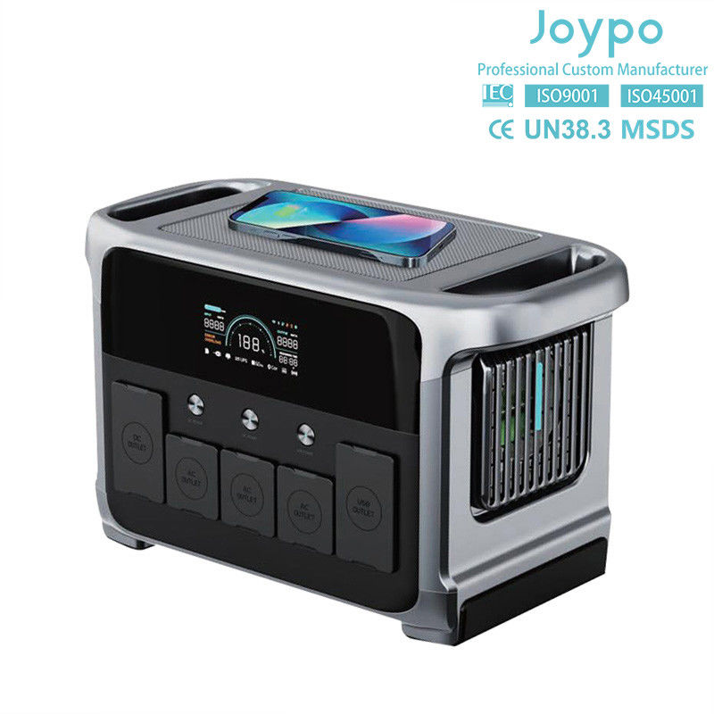 1200W Wireless Charging Portable Power Solar Generator Dengan Baterai Lithium Iron Phosphate