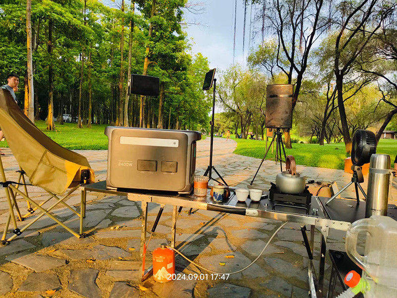 Sistem Daya Cadangan UPS 2400W 2kva 110V 220V Generator Surya Diam Untuk Perumahan